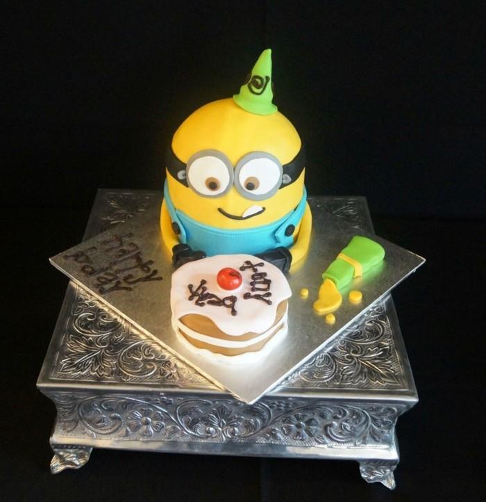 sova-rojstni dan-torta-za-otroke-minions-otrok-rojstni dan-torta