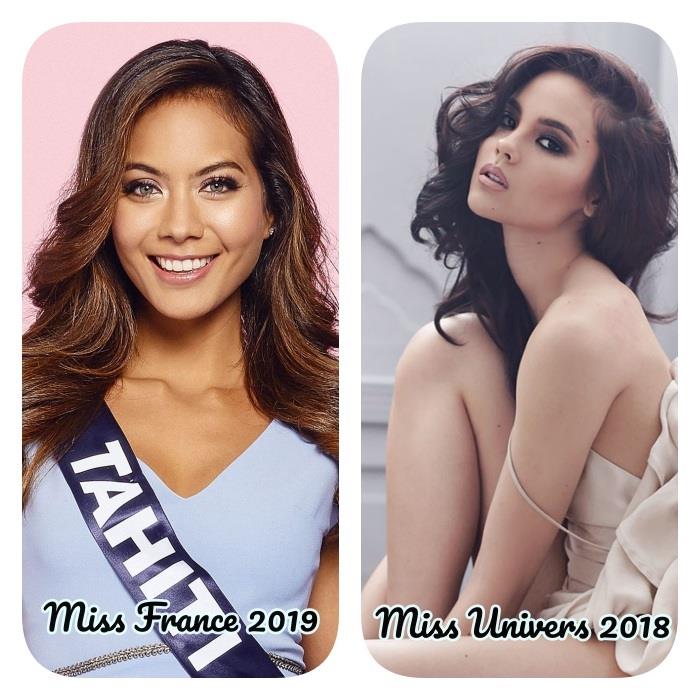 Volitvena slovesnost Miss France 2019 in Miss Universe 2018, najlepši ženski na svetu, Miss Tahiti in Miss Filipinov