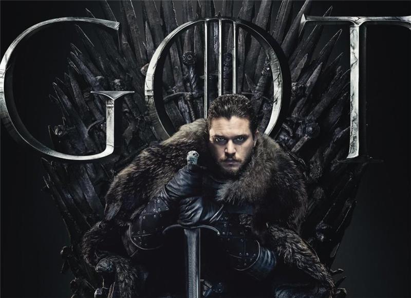 Jon Snow'un Game Of Thrones'un 8. sezonu için tahttaki görüntüsü, The Weeknd ve Travis Scott ile birlikte bir BO For The Throne albümü tarafından noktalandı