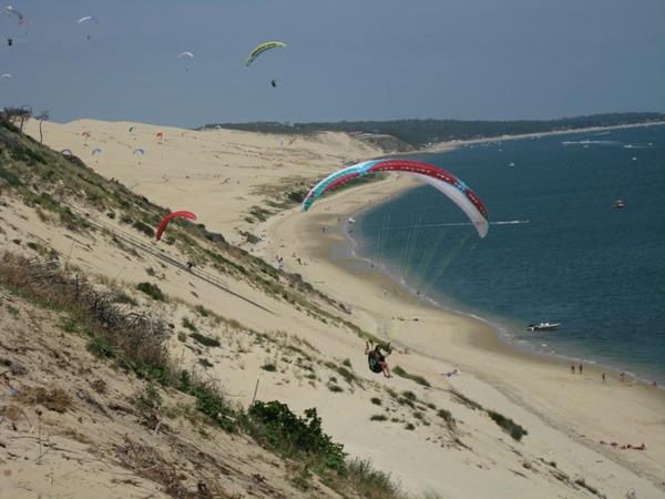 -dune-du-pilat-šport-nad-morja