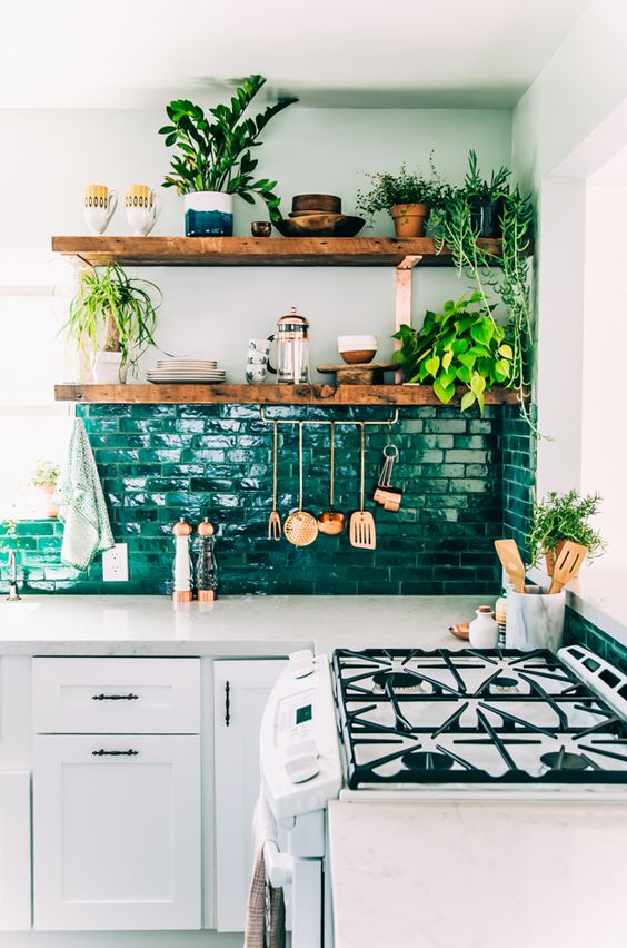 Verduras na cozinha