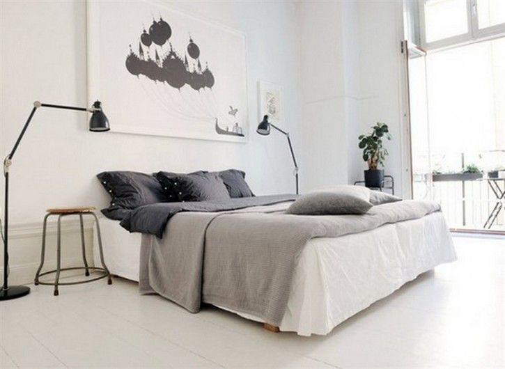 Dormitorio gris