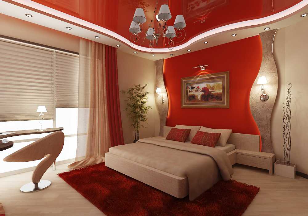 Dormitorio rojo