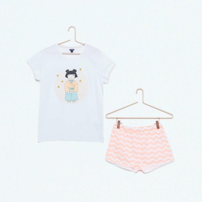 pijamas-poletje-otrok-Kiabi-8-evrov-mala-japonska-princesa-spremenjena velikost