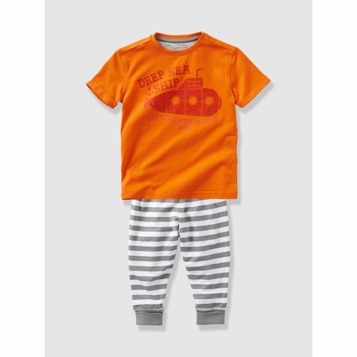 pijamas-summer-otrok-v oranžni-Vertbaudet-La-Redoute-spremenjena velikost