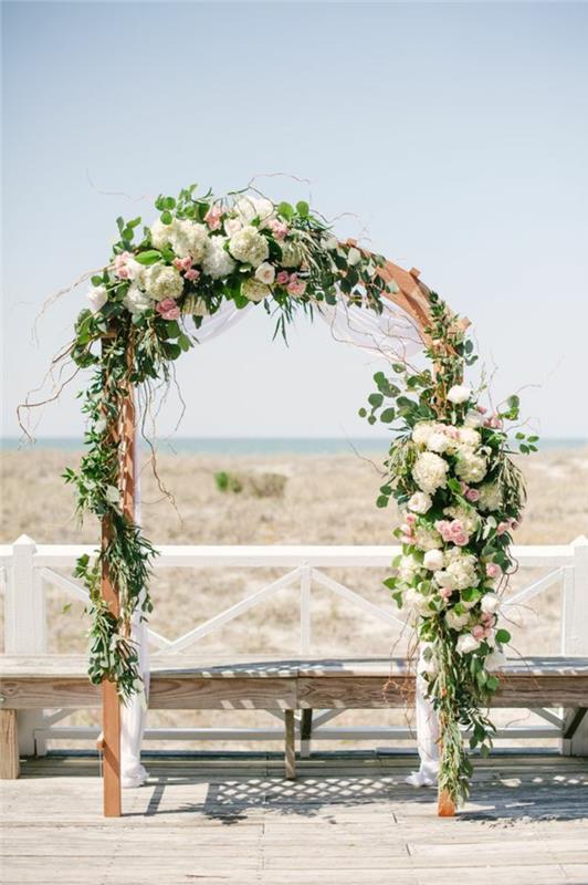 Gėlių montažas vestuvių gėlių dekoravimui žavingoms vestuvėms