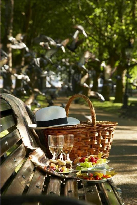 piknik-masa örtüsü-tarifi-in-the-park-meyve-yemesi