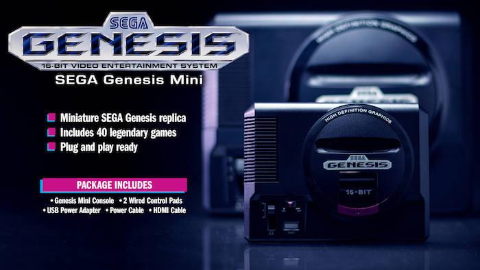 Nova konzola Sega MegaDrive Mini ali v ZDA znana kot Genesis bo izšla septembra 2019